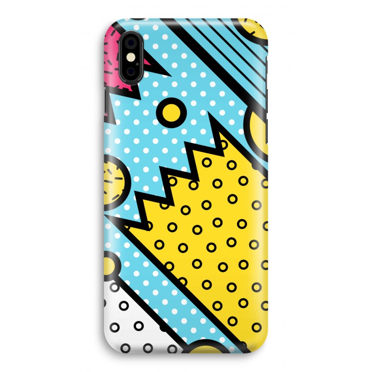 Pop Art #1: iPhone X Volledig Geprint Hoesje
