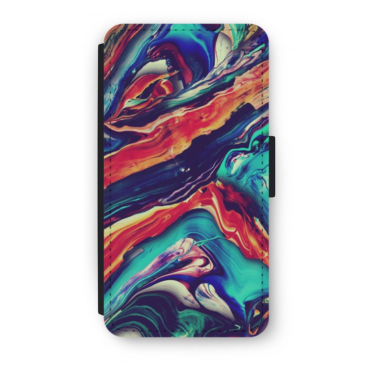 Chameleon Sun: iPhone X Flip Hoesje