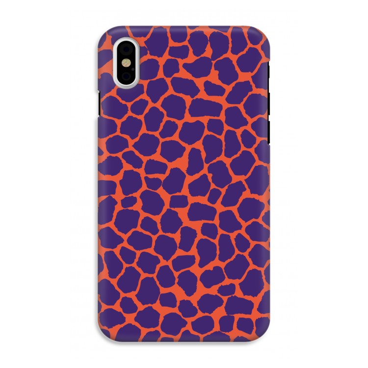 Purple Giraffe: iPhone X Tough Case