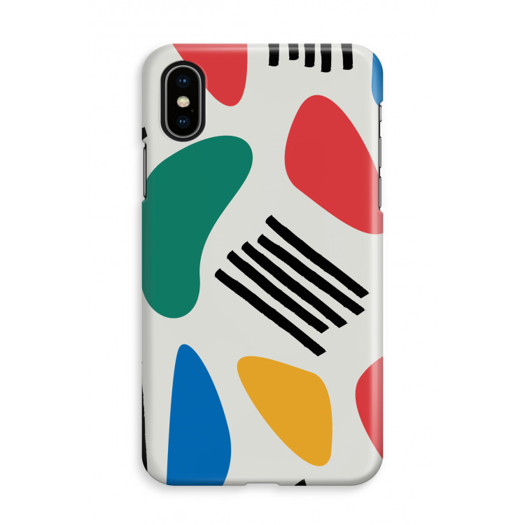 Illustratieve pop 1: iPhone X Volledig Geprint Hoesje