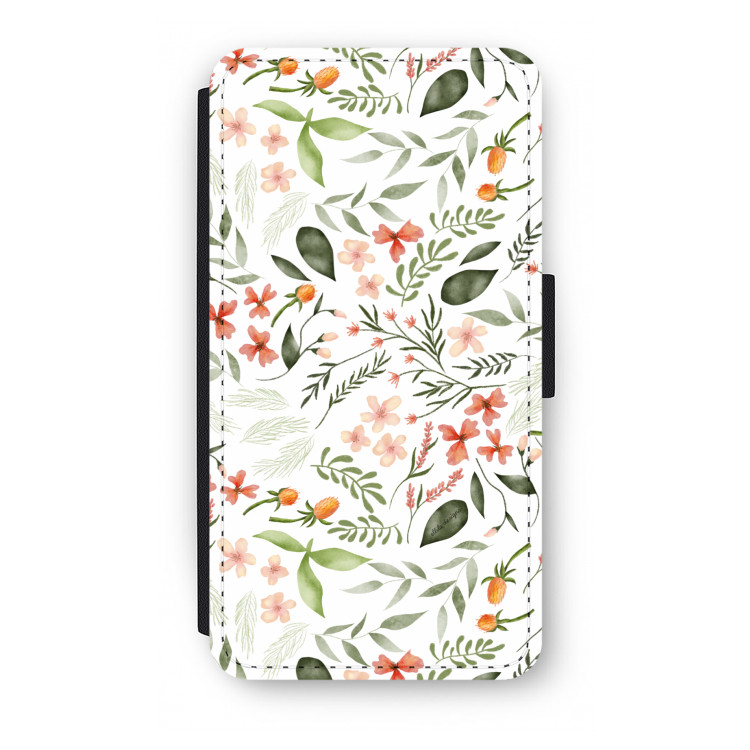 Sweet little flowers: iPhone X Flip Hoesje