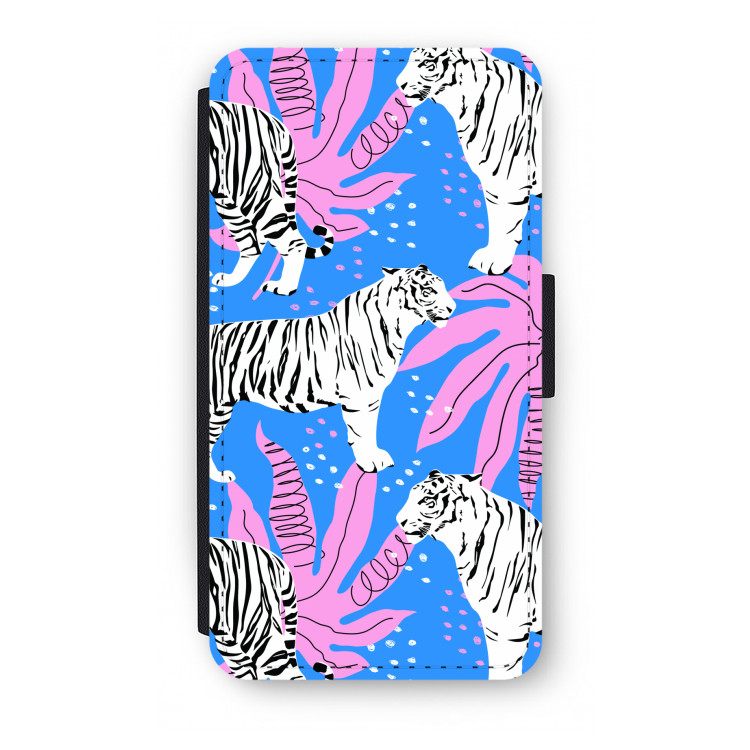 Tijger: iPhone X Flip Hoesje