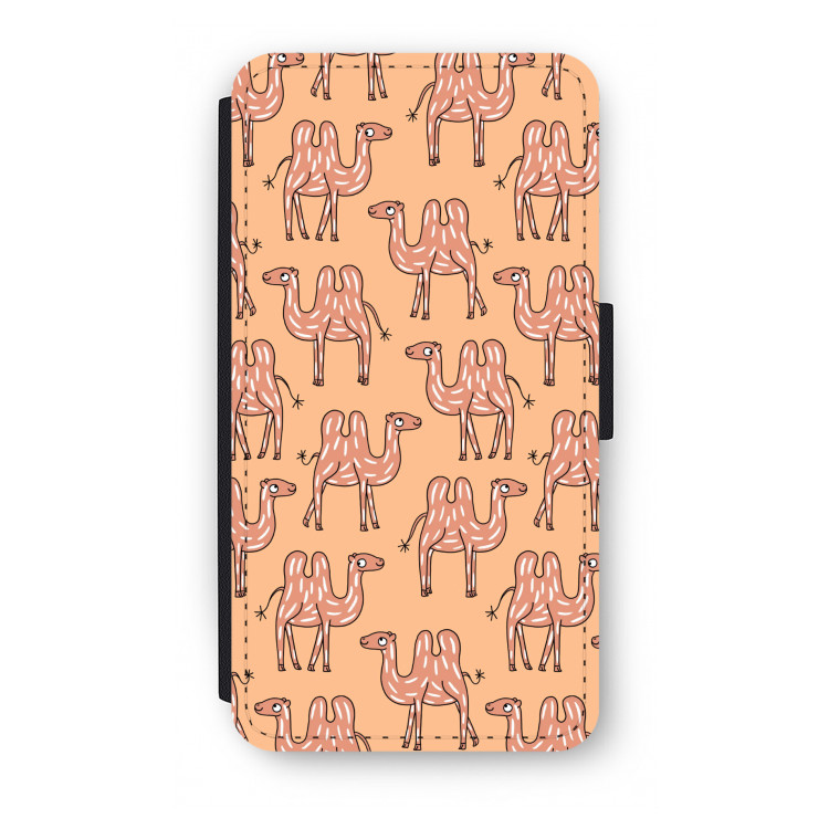 Kameel: iPhone X Flip Hoesje