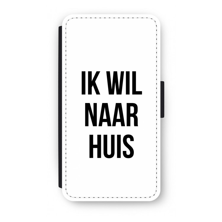 Ik wil naar huis: iPhone X Flip Hoesje