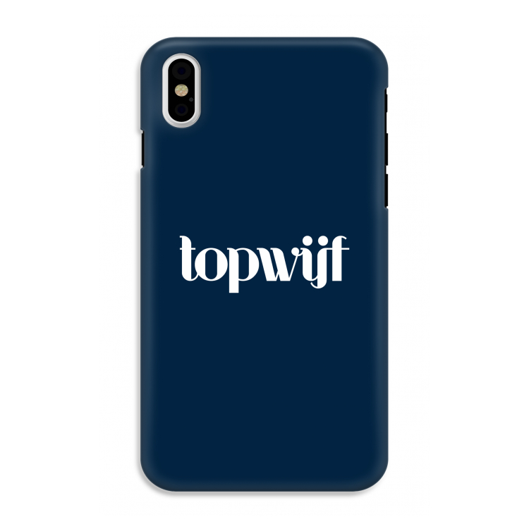 Topwijf Navy: iPhone X Tough Case