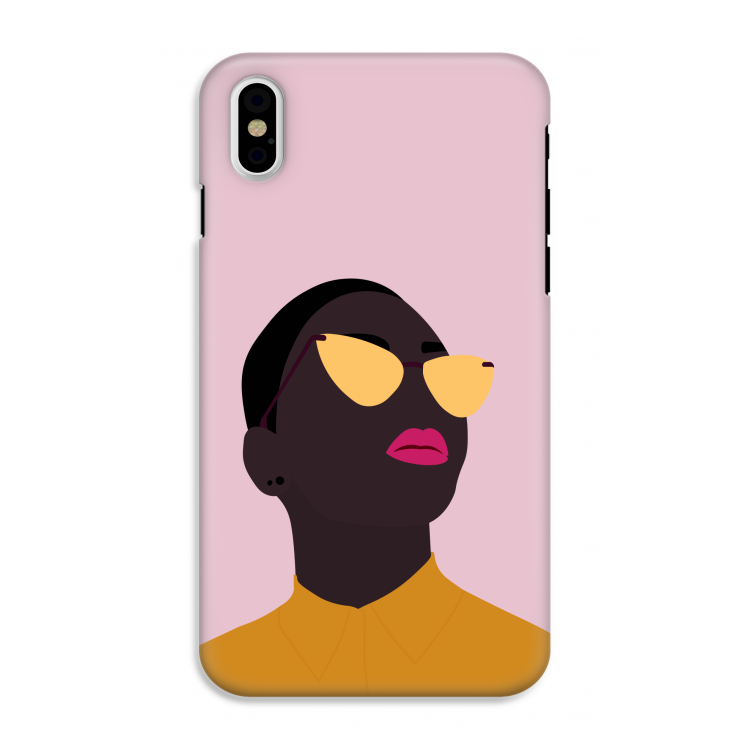 Yellow glasses: iPhone X Tough Case