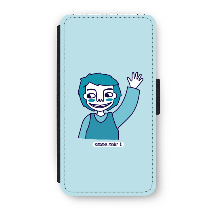 Zwaai: iPhone X Flip Hoesje