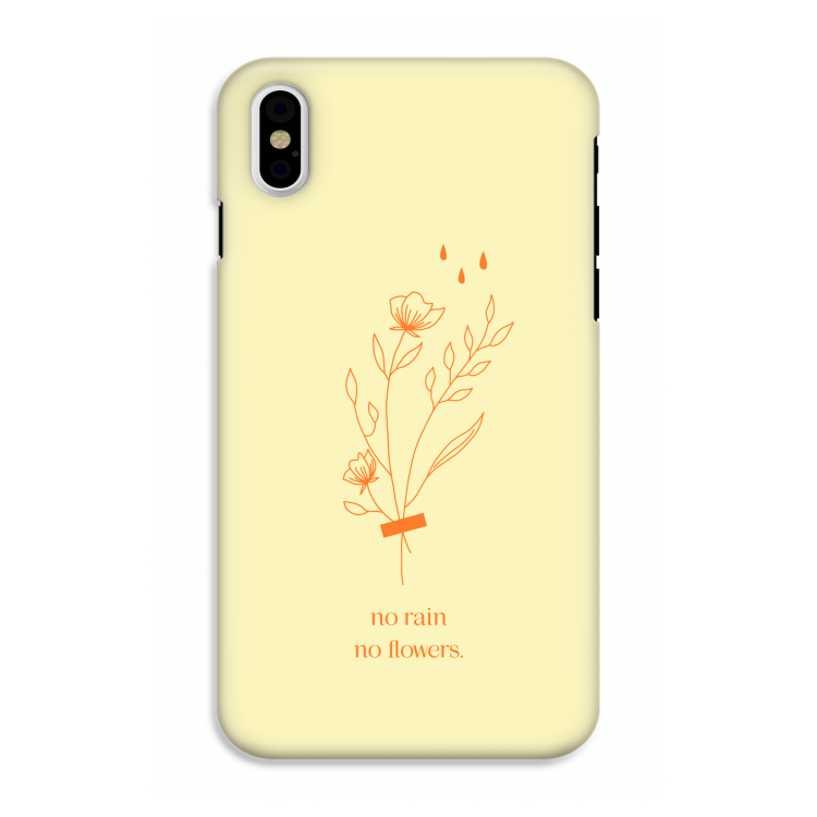 No rain no flowers: iPhone X Tough Case