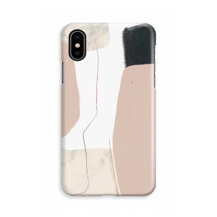 Lava: iPhone X Volledig Geprint Hoesje