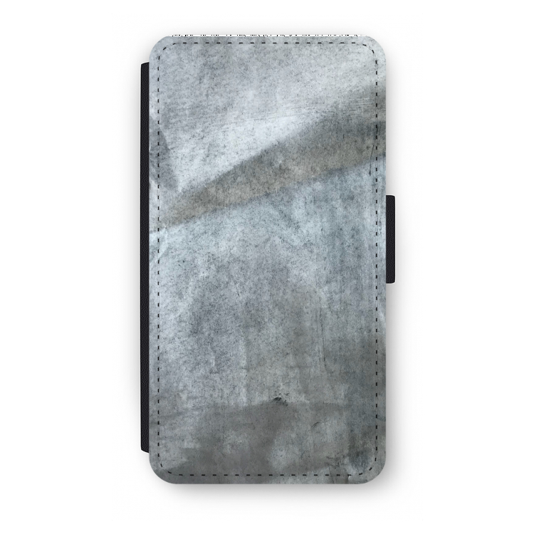 Grey Stone: iPhone X Flip Hoesje
