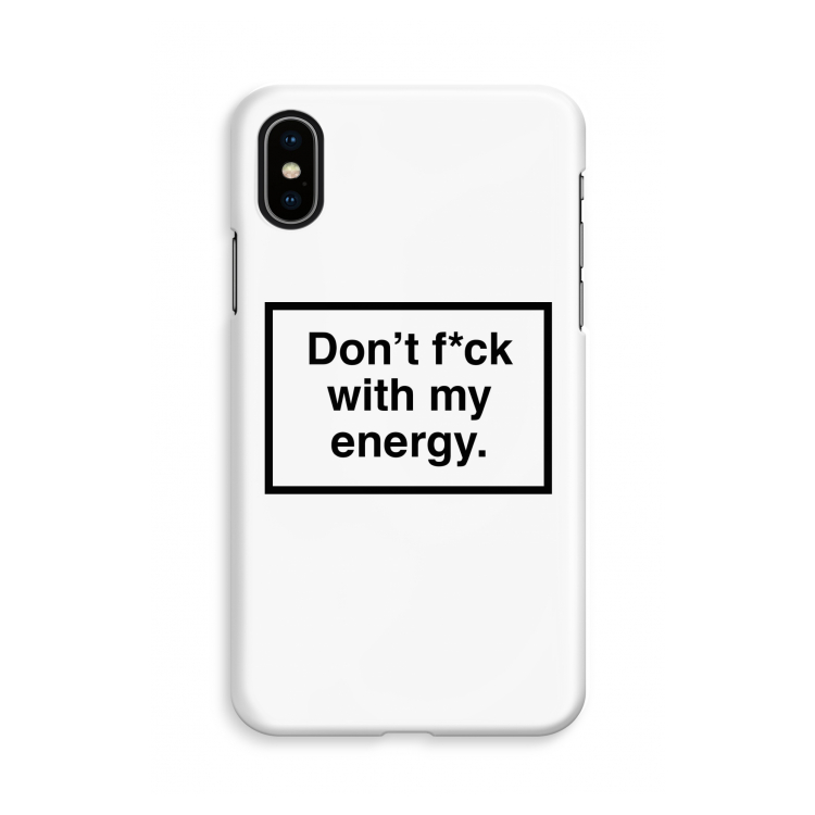 My energy: iPhone X Volledig Geprint Hoesje