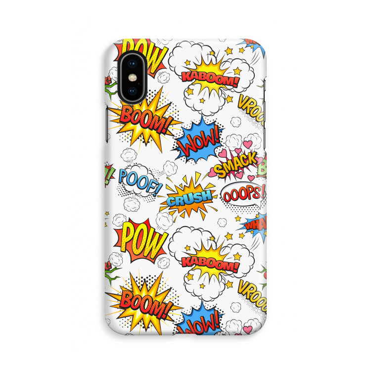 Pow Smack: iPhone X Volledig Geprint Hoesje