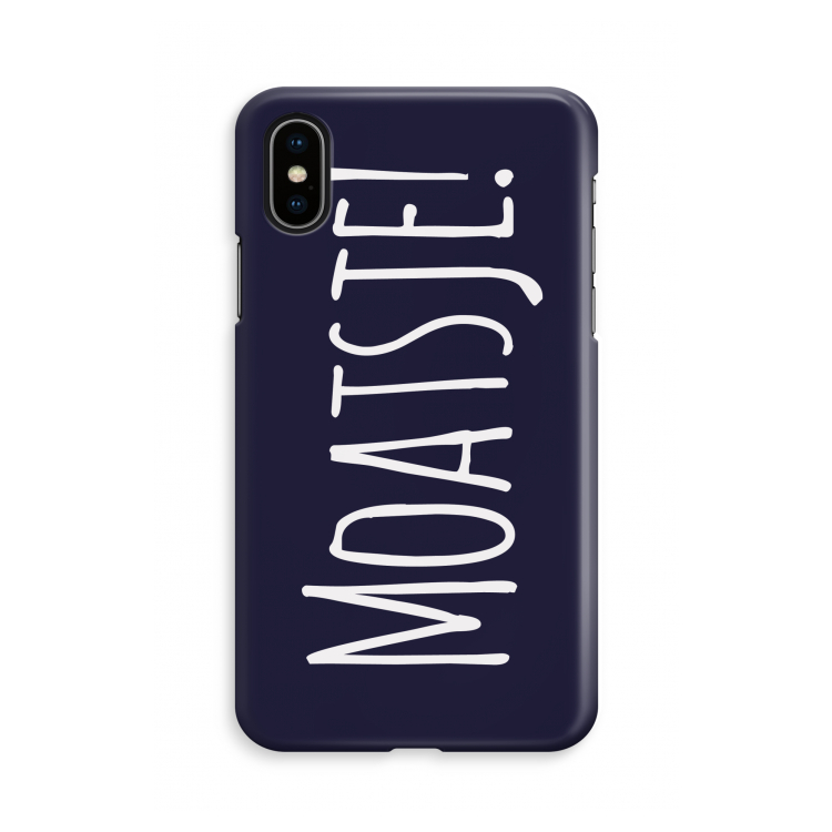 Moatsje!: iPhone X Volledig Geprint Hoesje