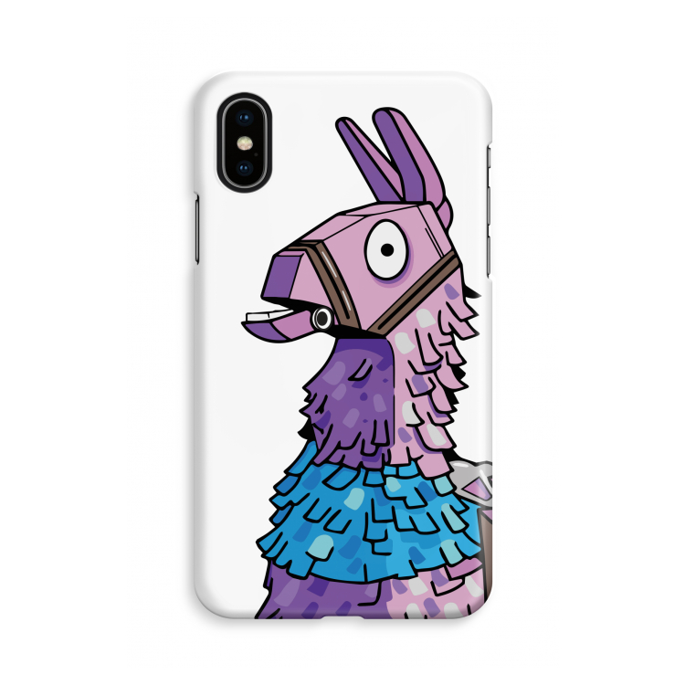 Lama: iPhone X Volledig Geprint Hoesje