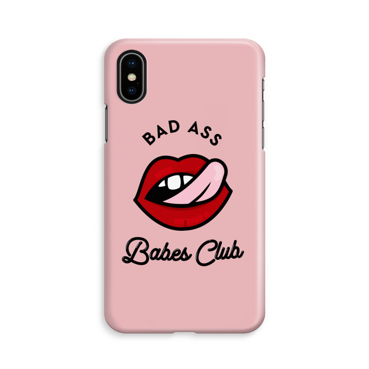 Badass Babes Club: iPhone X Volledig Geprint Hoesje