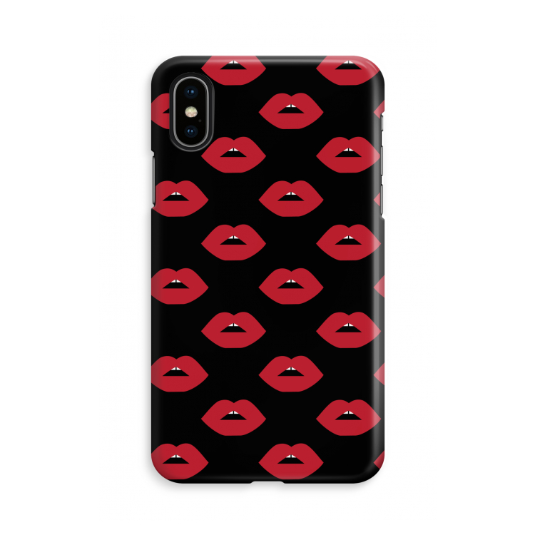 Lips: iPhone X Volledig Geprint Hoesje