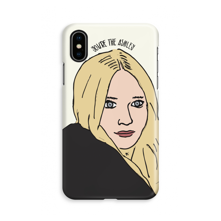 Ashley: iPhone X Volledig Geprint Hoesje
