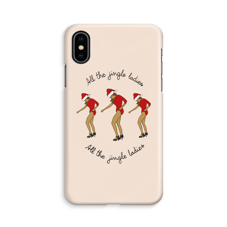 Jingle Ladies: iPhone X Volledig Geprint Hoesje