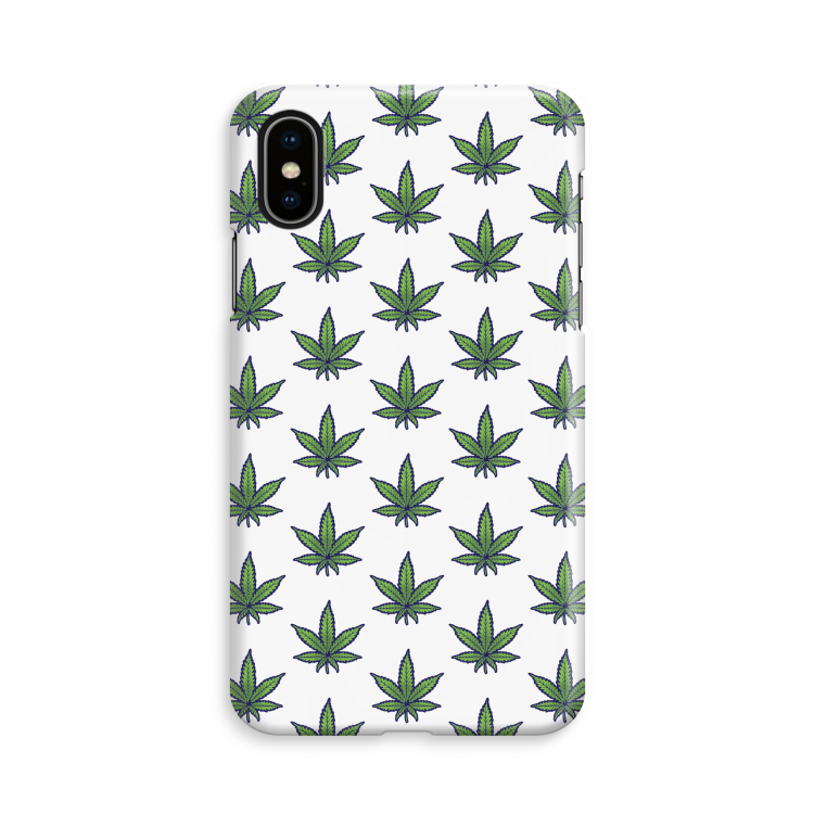 Weed: iPhone X Volledig Geprint Hoesje