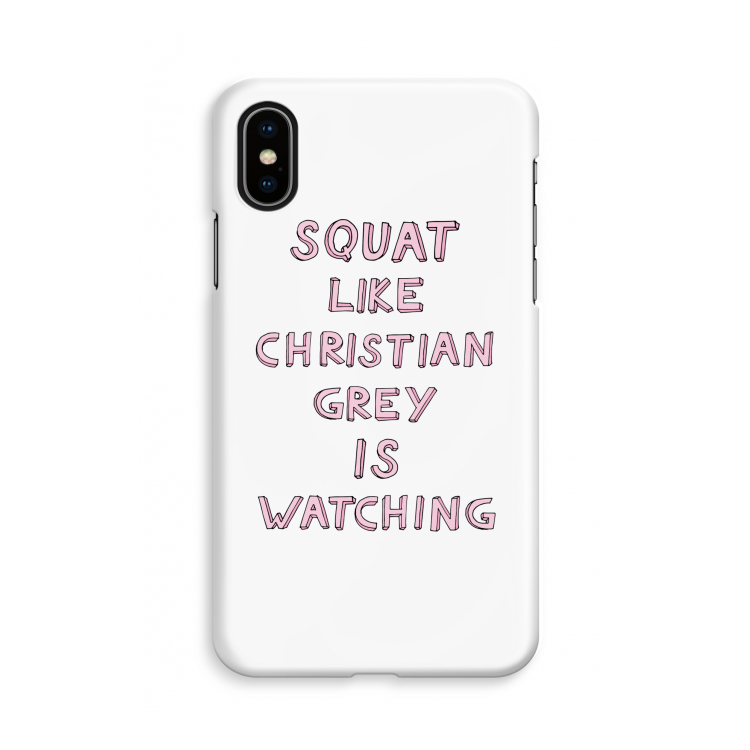 Christian Grey: iPhone X Volledig Geprint Hoesje