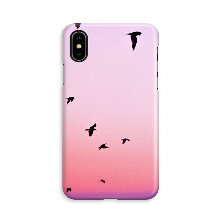 Fly away: iPhone X Volledig Geprint Hoesje
