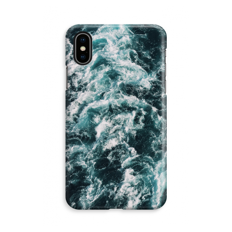 Zee golf: iPhone X Volledig Geprint Hoesje