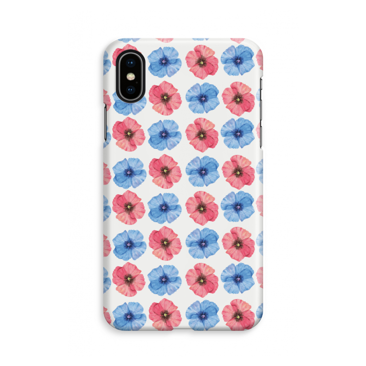 Klaproosjes: iPhone X Volledig Geprint Hoesje