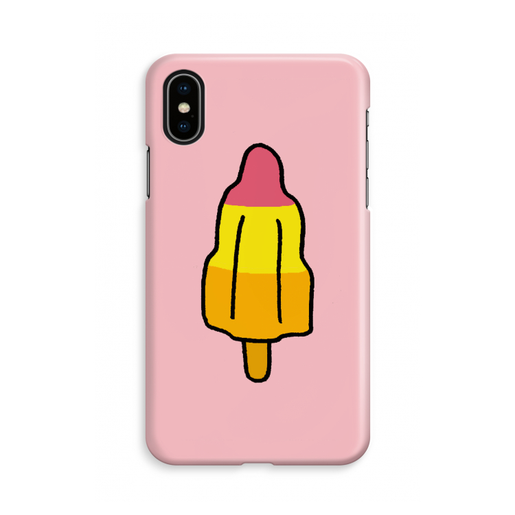 Raketijsje: iPhone X Volledig Geprint Hoesje