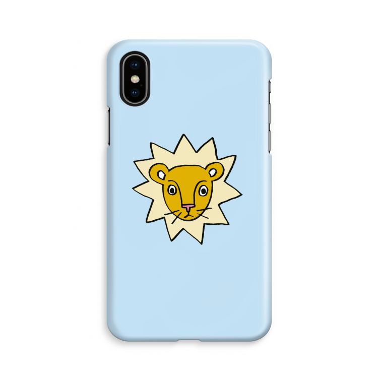 Kleine leeuw: iPhone X Volledig Geprint Hoesje