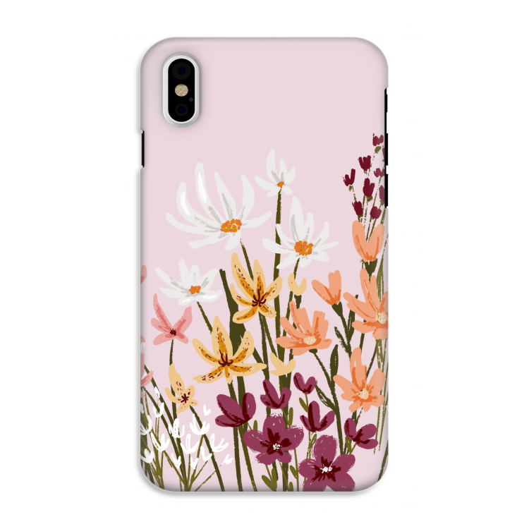 Painted wildflowers: iPhone X Tough Case