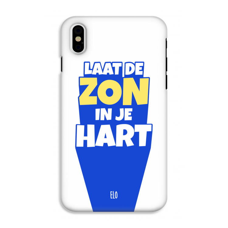 Laat de zon in je hart: iPhone X Tough Case