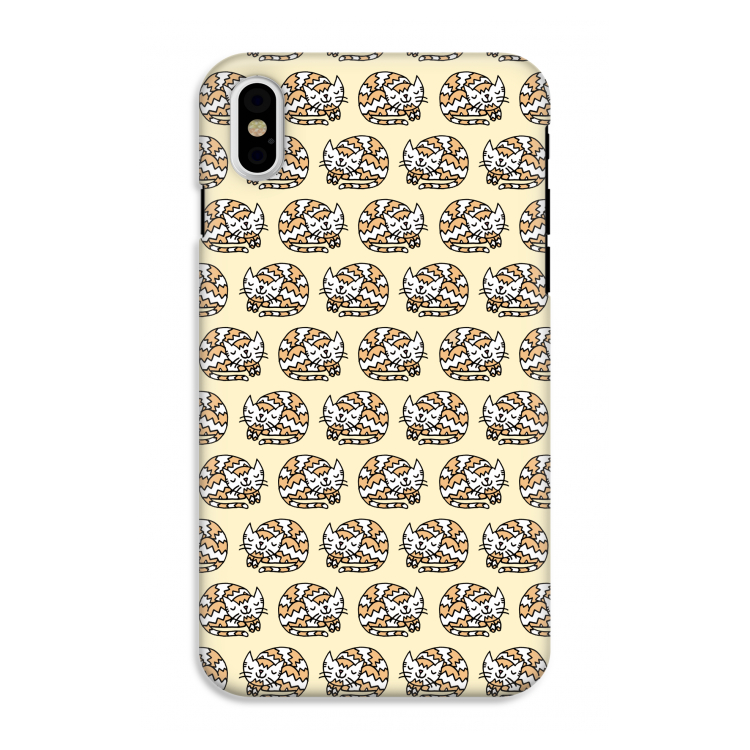 Slapende poes: iPhone X Tough Case