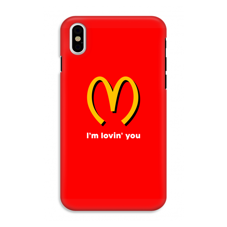 I'm lovin' you: iPhone X Tough Case