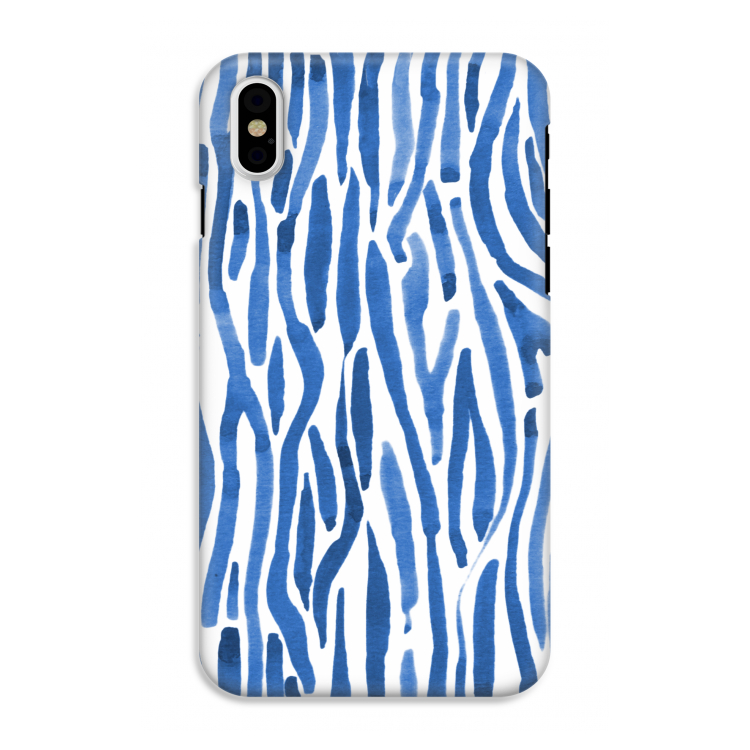 Blauwe nerven: iPhone X Tough Case