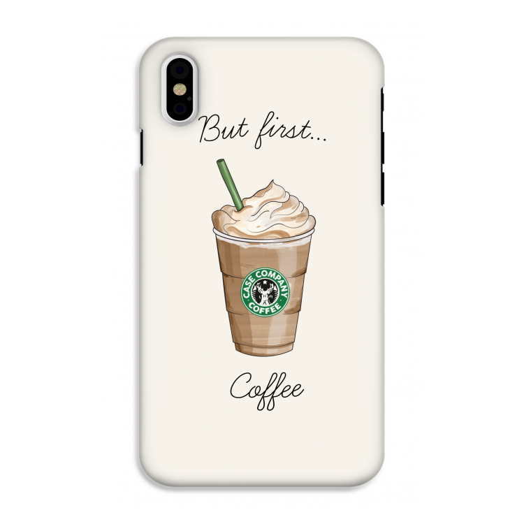 But first coffee: iPhone X Tough Case