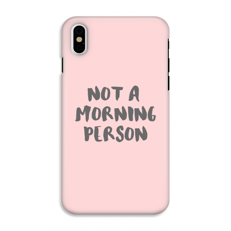 Morning person: iPhone X Tough Case