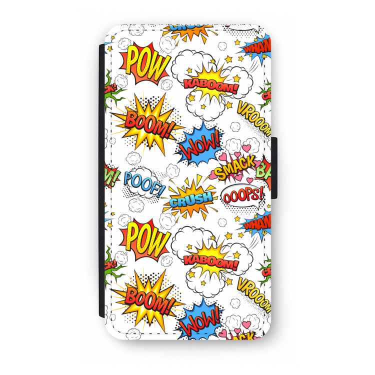 Pow Smack: iPhone X Flip Hoesje
