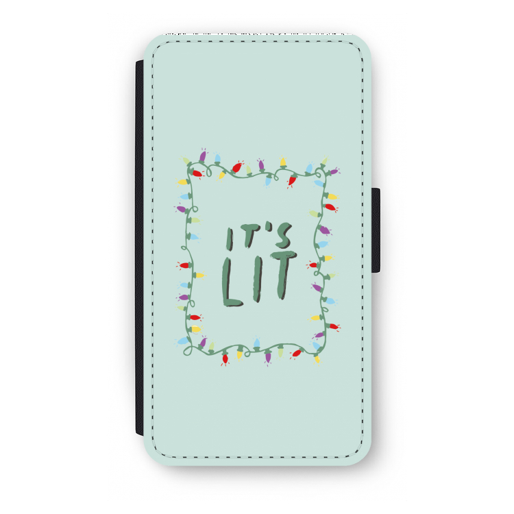 It's Lit: iPhone X Flip Hoesje