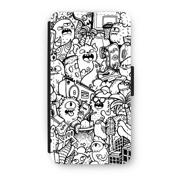 Vexx City #2: iPhone X Flip Hoesje