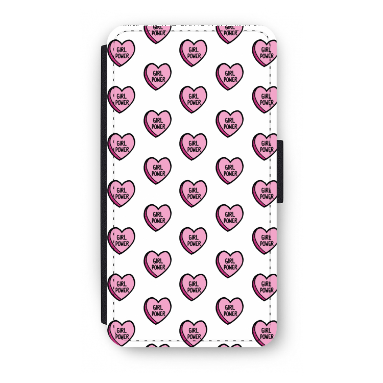 GIRL POWER: iPhone X Flip Hoesje