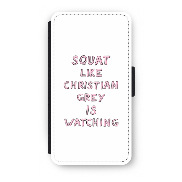 Christian Grey: iPhone X Flip Hoesje