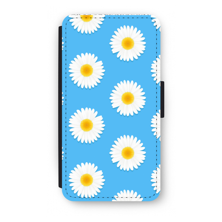 Margrietjes: iPhone X Flip Hoesje