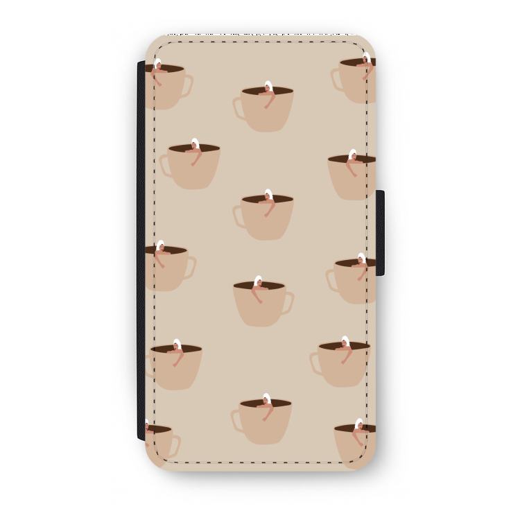Morning coffee: iPhone X Flip Hoesje