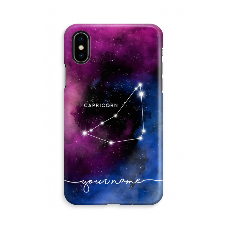 Sterrenbeeld - Donker: iPhone X Volledig Geprint Hoesje