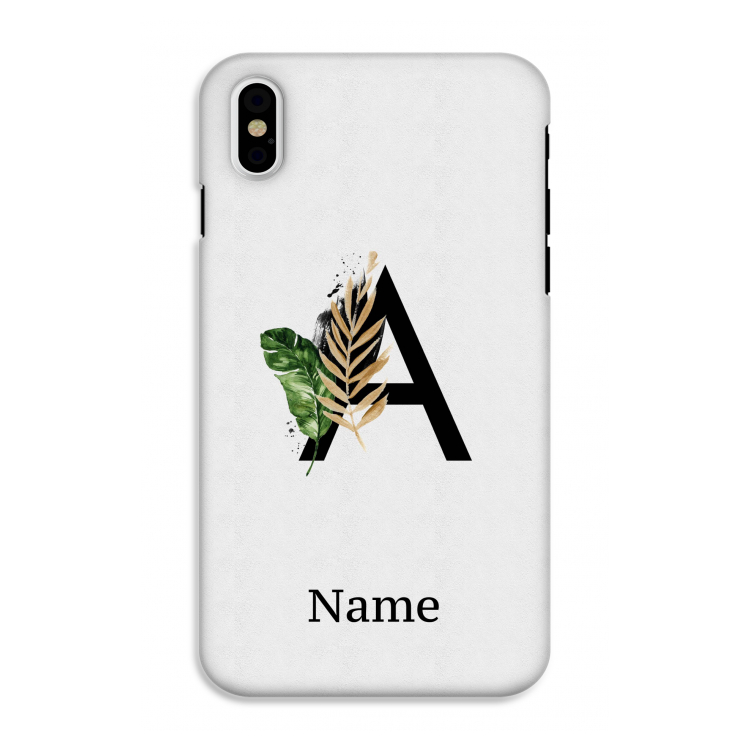 Charcoal Flora: iPhone X Tough Case