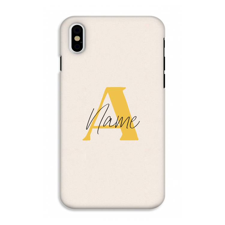 Amber Script: iPhone X Tough Case