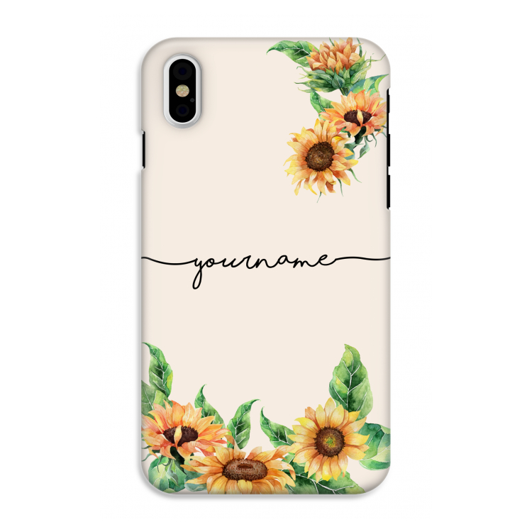 Zonnebloemen: iPhone X Tough Case