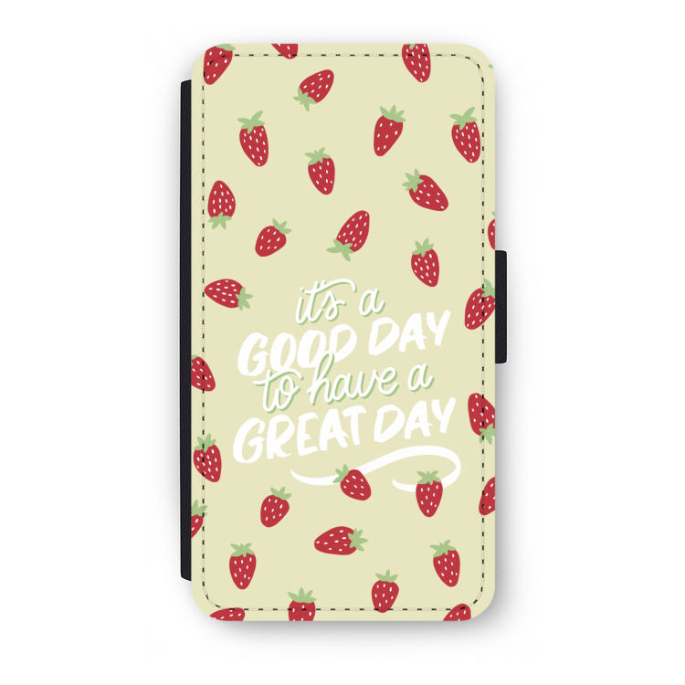 Don't forget to have a great day: iPhone X Flip Hoesje