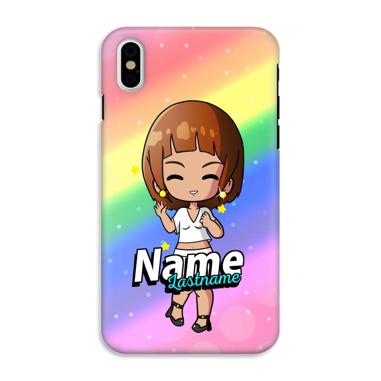Chibi Maker vrouw: iPhone X Tough Case