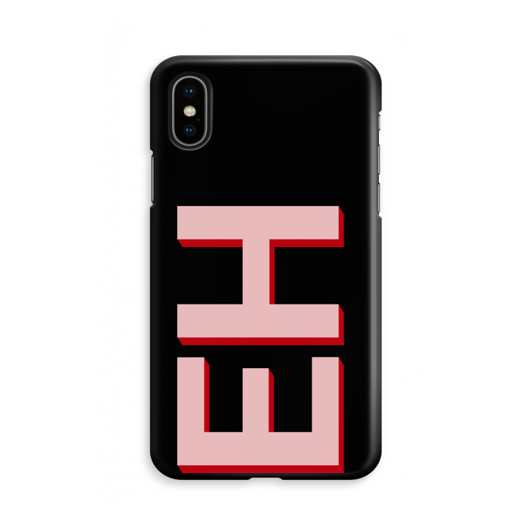 Monogram: iPhone X Volledig Geprint Hoesje
